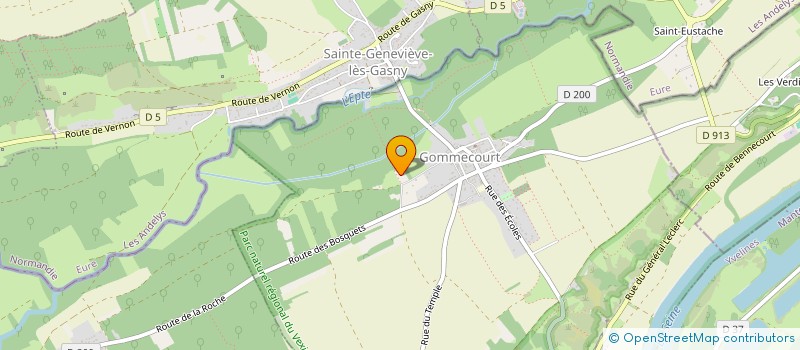 localisation de l'entreprise MADAME FRANCOISE DORKELD  GOMMECOURT