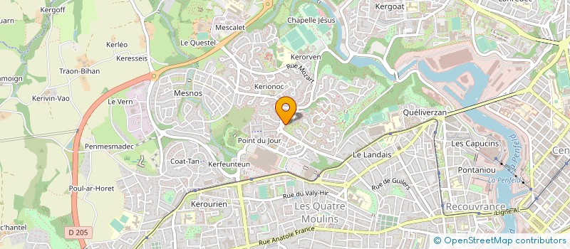 localisation de l'entreprise MADAME FRANCOISE DOUGUET à BREST