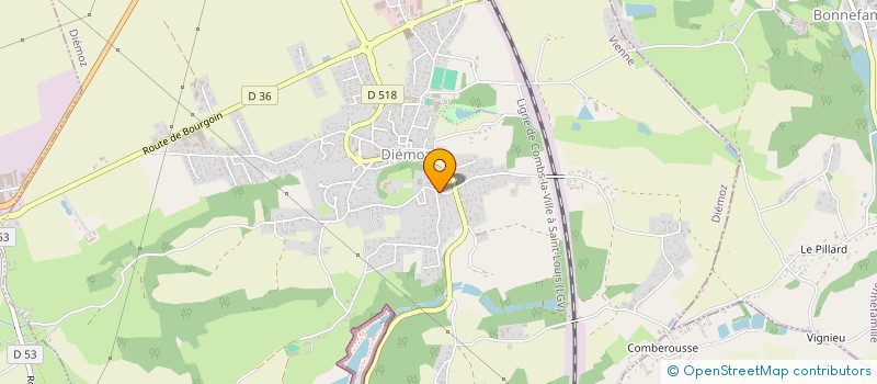 localisation de l'entreprise MADAME FRANCOISE DOULAT  DIEMOZ