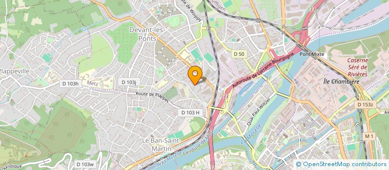 localisation de l'entreprise MADAME FRANCOISE DOUXCHAMPS  METZ