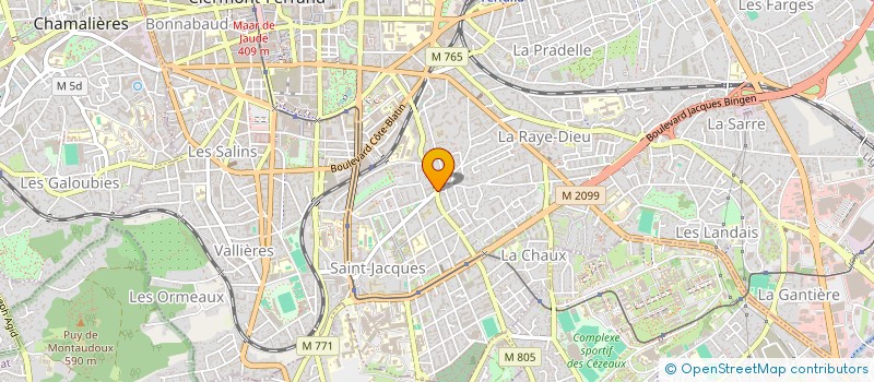 localisation de l'entreprise MADAME FRANCOISE DRIFFORD  CLERMONT-FERRAND