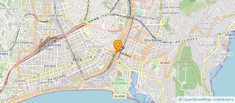 localisation de l'entreprise MADAME FRANCOISE DRIGOUT à NICE