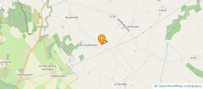 localisation de l'entreprise MADAME FRANCOISE DUARD à LES CARS
