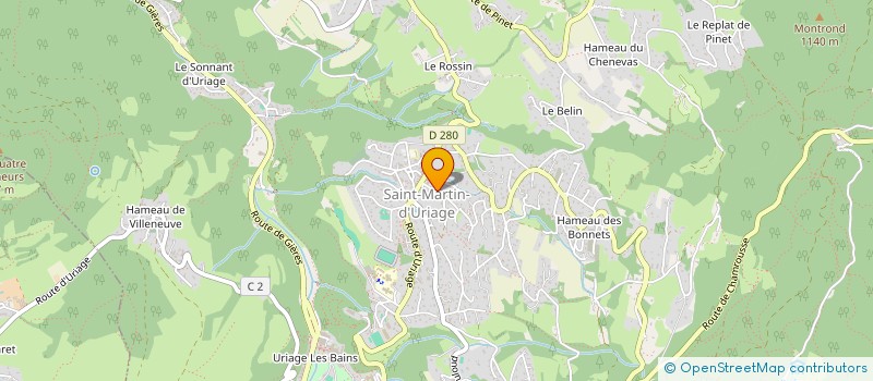 localisation de l'entreprise MADAME FRANCOISE DUBERNET à SAINT-MARTIN-D'URIAGE