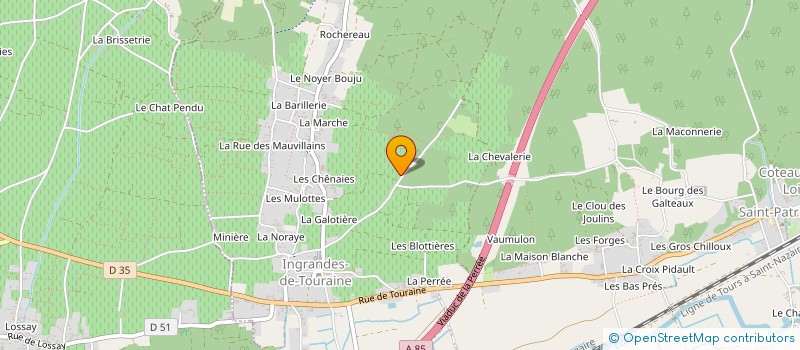 localisation de l'entreprise MADAME FRANCOISE DUBOIS à COTEAUX-SUR-LOIRE