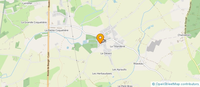 localisation de l'entreprise MADAME FRANCOISE DUBOIS à BAUGE-EN-ANJOU
