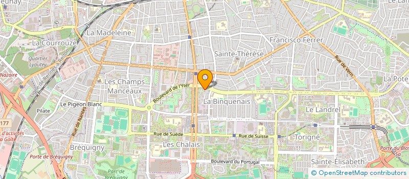 localisation de l'entreprise MADAME FRANCOISE DUBOIS  RENNES