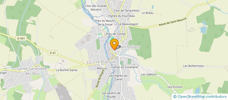 localisation de l'entreprise MADAME FRANCOISE DUBOIS à CHATILLON-COLIGNY