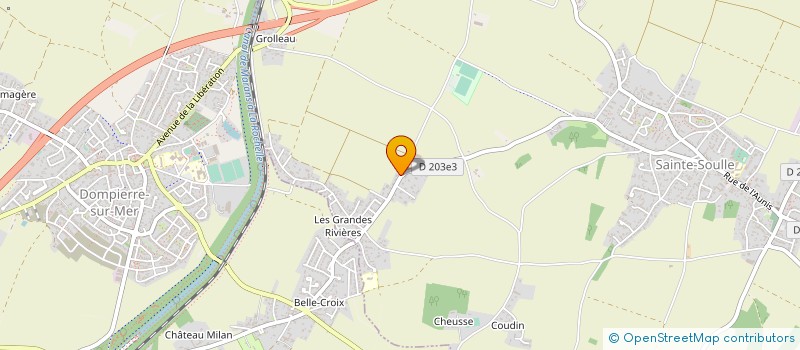 localisation de l'entreprise MADAME FRANCOISE DUBOIS  SAINTE-SOULLE