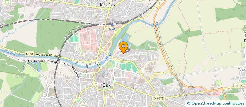 localisation de l'entreprise MADAME FRANCOISE DUCLERC à DAX