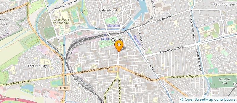 localisation de l'entreprise MADAME FRANCOISE DUCRUET à CALAIS
