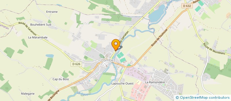 localisation de l'entreprise MADAME FRANCOISE DUFAUR  LOMBEZ