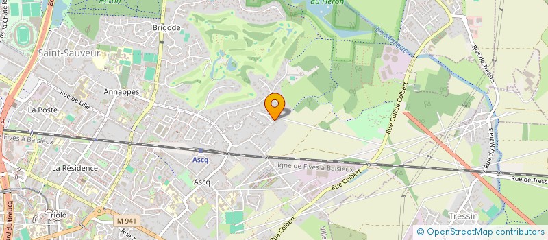 localisation de l'entreprise MADAME FRANCOISE DUFAY à VILLENEUVE-D'ASCQ