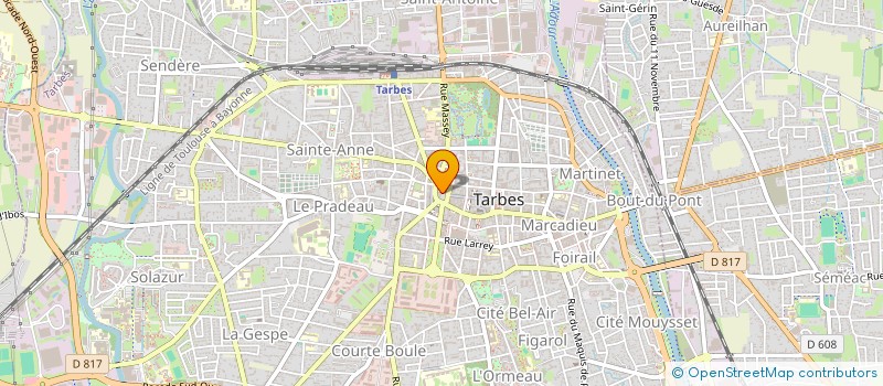 localisation de l'entreprise MADAME FRANCOISE DUFFAU à TARBES