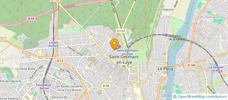 localisation de l'entreprise MADAME FRANCOISE DUFOUR  SAINT-GERMAIN-EN-LAYE