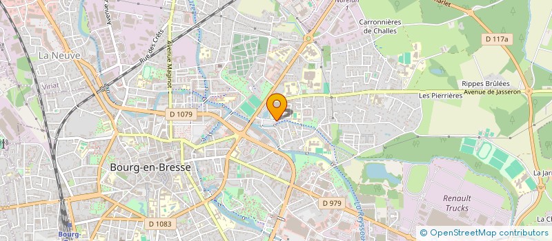 localisation de l'entreprise MADAME FRANCOISE DUFRESNE  BOURG-EN-BRESSE