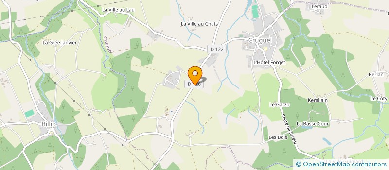 localisation de l'entreprise MADAME FRANCOISE DUGAT  PLAUDREN