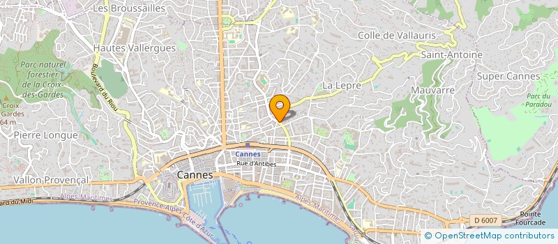 localisation de l'entreprise MADAME FRANCOISE DUHALDE à CANNES