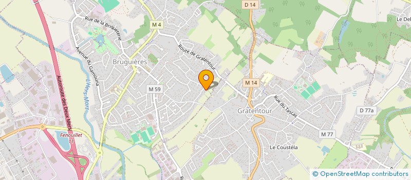 localisation de l'entreprise MADAME FRANCOISE DULAC à BRUGUIERES