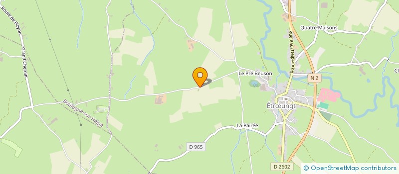 localisation de l'entreprise MADAME FRANCOISE DUMONT  ETROEUNGT