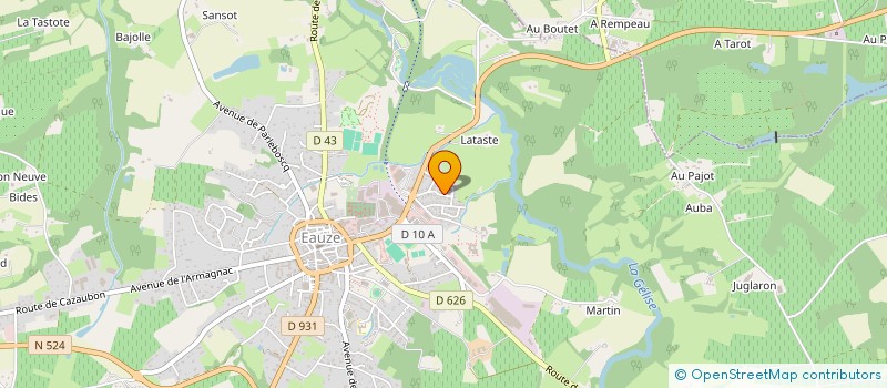 localisation de l'entreprise MADAME FRANCOISE DUMOULIE à EAUZE