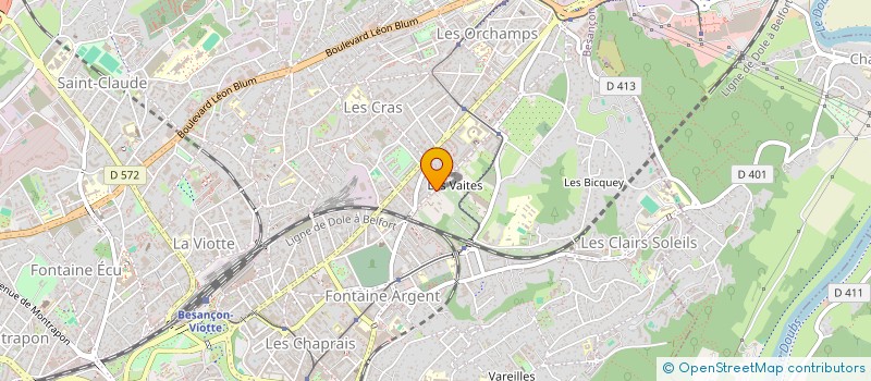 localisation de l'entreprise MADAME FRANCOISE DUMOULIN  BESANCON