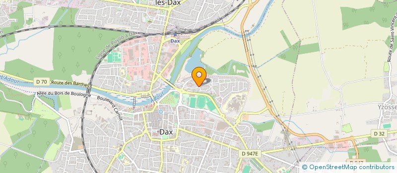 localisation de l'entreprise MADAME FRANCOISE DUPIN à DAX