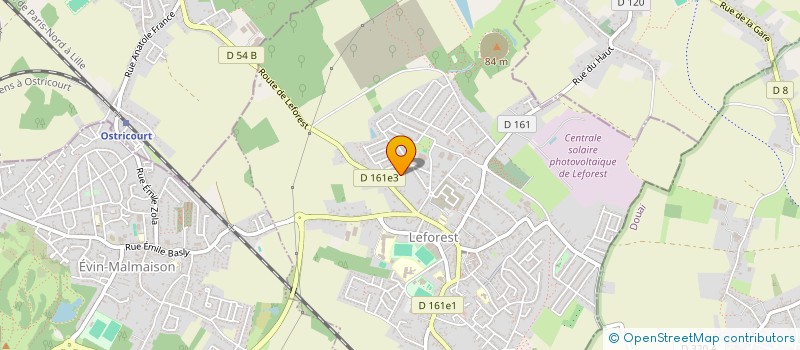 localisation de l'entreprise MADAME FRANCOISE DUPONT  LEFOREST