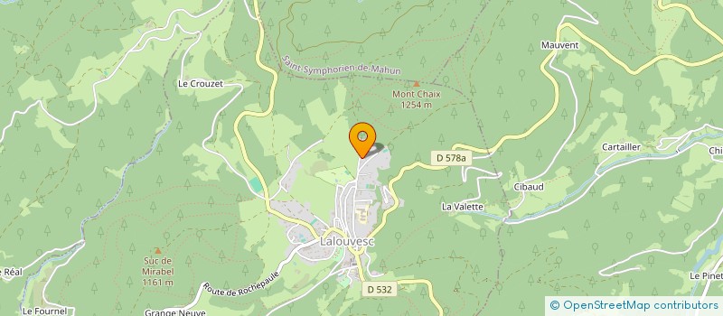 localisation de l'entreprise MADAME FRANCOISE DUPRE  LALOUVESC