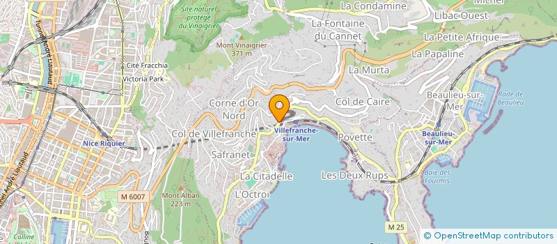 localisation de l'entreprise MADAME FRANCOISE DUPUIS à VILLEFRANCHE-SUR-MER