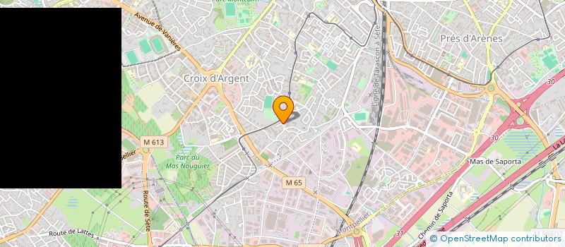 localisation de l'entreprise MADAME FRANCOISE DURANDET à MONTPELLIER