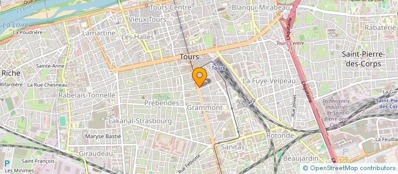 localisation de l'entreprise MADAME FRANCOISE DURIN  TOURS