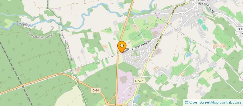 localisation de l'entreprise MADAME FRANCOISE DURPOIX  FOUGEROLLES-SAINT-VALBERT