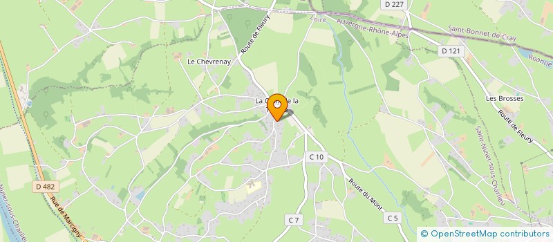 localisation de l'entreprise MADAME FRANCOISE DUVERGER à SAINT-NIZIER-SOUS-CHARLIEU