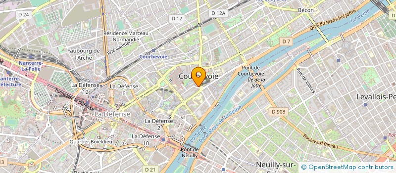localisation de l'entreprise MADAME FRANCOISE EBOUMBOU NDONGUE à COURBEVOIE