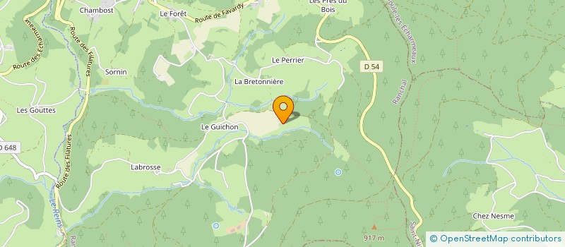 localisation de l'entreprise MADAME FRANCOISE ECHALLIER  RANCHAL