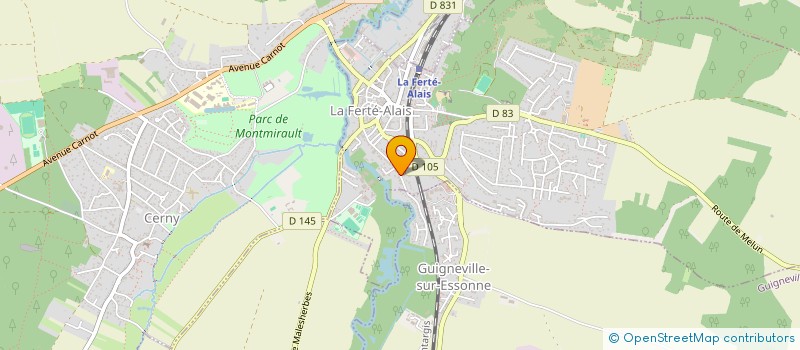 localisation de l'entreprise MADAME FRANCOISE ECOFFARD  LA FERTE-ALAIS