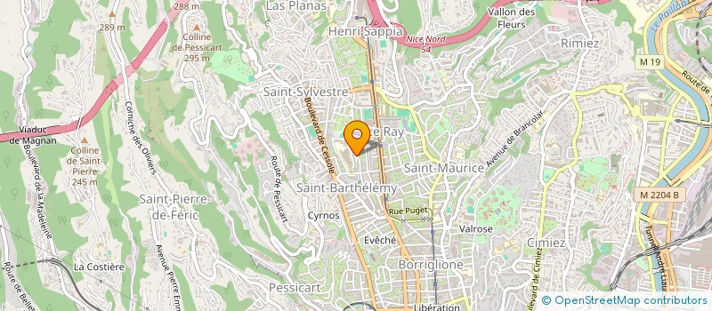 localisation de l'entreprise MADAME FRANCOISE ECUYER à NICE