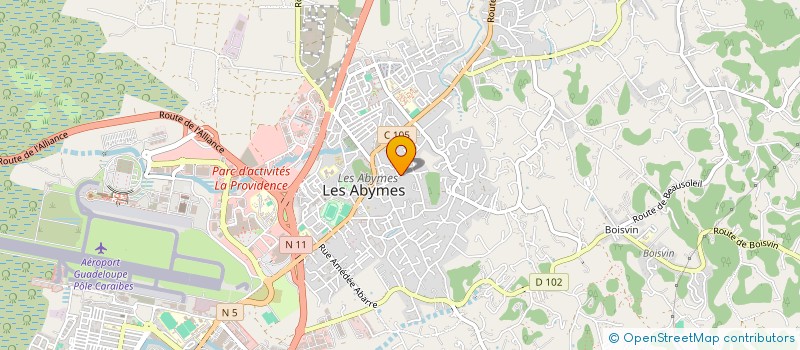localisation de l'entreprise MADAME FRANCOISE EDAU à LES ABYMES