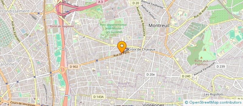 localisation de l'entreprise MADAME FRANCOISE ELMAN à MONTREUIL