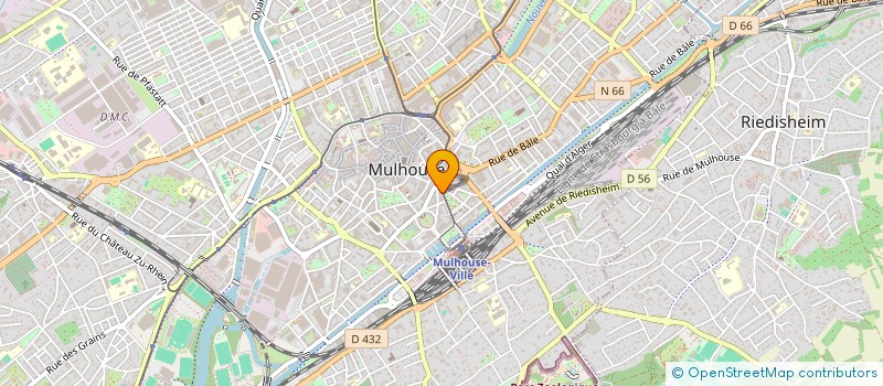 localisation de l'entreprise MADAME FRANCOISE ELY à MULHOUSE