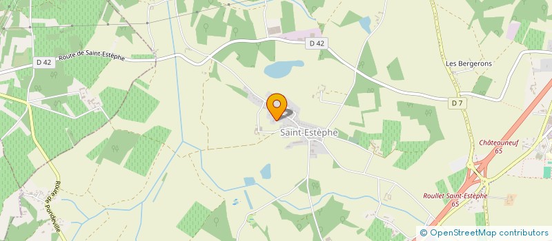 localisation de l'entreprise MADAME FRANCOISE EMERY  ROULLET-SAINT-ESTEPHE