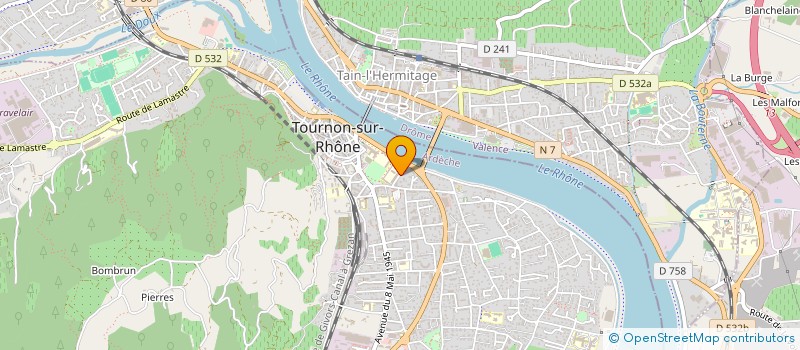 localisation de l'entreprise MADAME FRANCOISE ENTRESSANGLE à TOURNON-SUR-RHONE