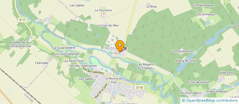 localisation de l'entreprise MADAME FRANCOISE ERBETTA à REIGNAC-SUR-INDRE