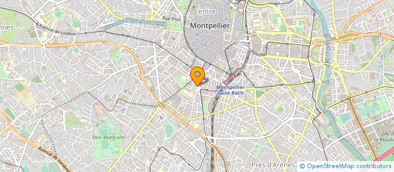 localisation de l'entreprise MADAME FRANCOISE ESCANDE à MONTPELLIER