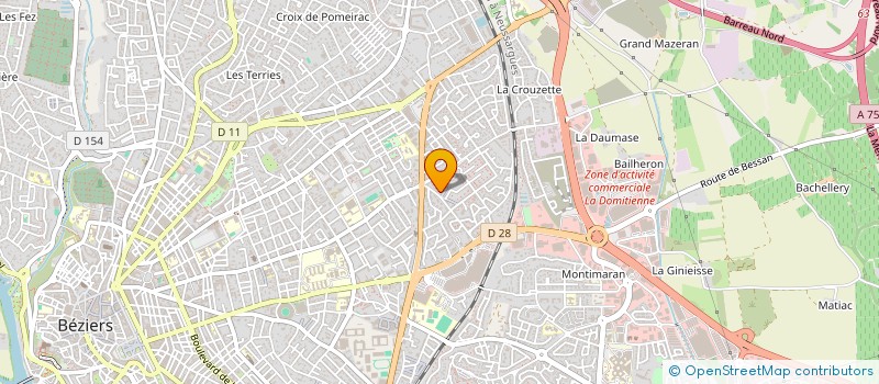 localisation de l'entreprise MADAME FRANCOISE ESCLAPEZ à BEZIERS