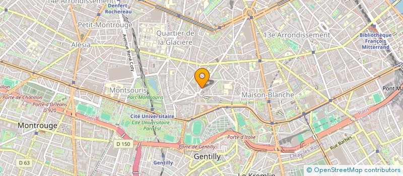 localisation de l'entreprise MADAME FRANCOISE ESPAGNET  PARIS