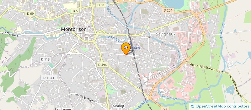 localisation de l'entreprise MADAME FRANCOISE ETAIX  MONTBRISON