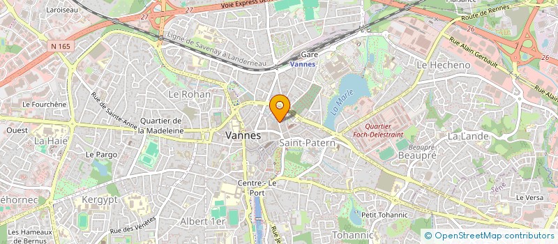 localisation de l'entreprise MADAME FRANCOISE EUZENAT à VANNES