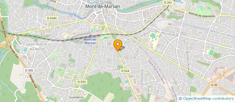 localisation de l'entreprise MADAME FRANCOISE EYNAC  MONT-DE-MARSAN